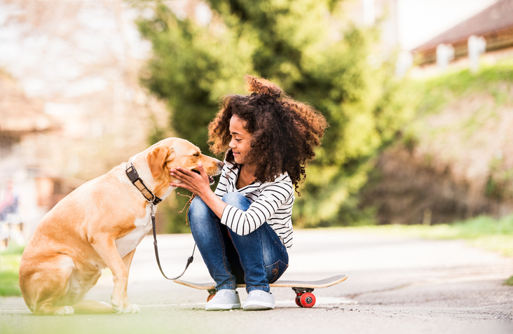 dog African american girl Deborah Todd Family Law Victoria