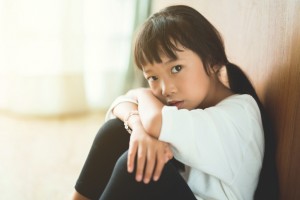 The effects of a child going through the effects of her parents in a divorce.