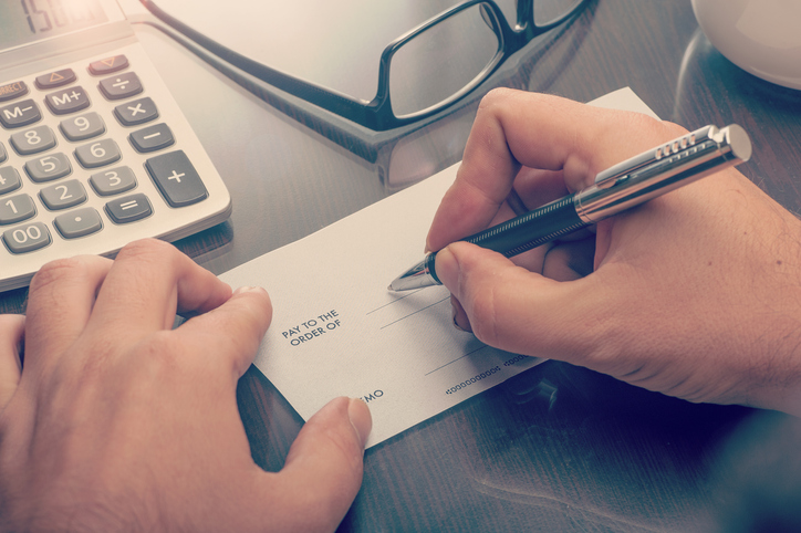 Spousal cheque signing